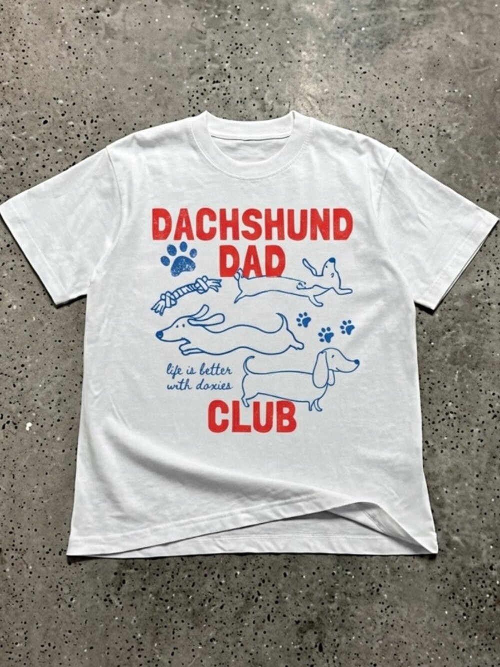 Dachshund Dad Club T-Shirt Reprint